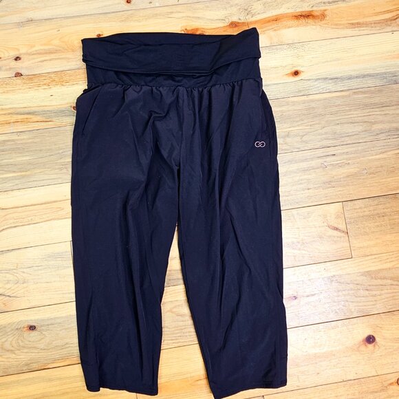 Calia Yoga Jogger Roll Waist Black Size Medium - Picture 4 of 9